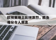 开元体育-欧预赛场上比拼激烈，胜负难分令人屏息
